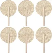 [Ghjkldha] Palm Fan, Natural Raffia Wedding Hand Fan | Rustic Cooling Supplies Handheld Wedding Favors Bohemian Home Decor for Wall Holiday Farmhouse