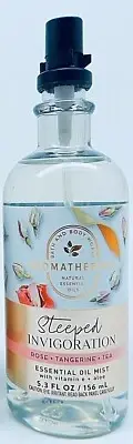 BATH & BODY WORKS AROMATHERAPY STEEPED INVIGORATION ROSE TANGERINE OILS MIST