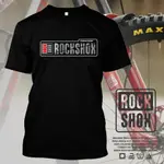 ROCKSHOX T 恤 ROCKSHOX T 恤 ROCKSHOX 自行車 T 恤 ROCKSHOX MTB T 恤
