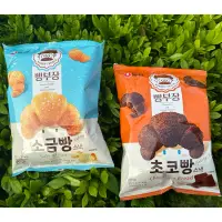 在飛比找蝦皮購物優惠-現貨超便宜🥐韓國農心 鹽味奶油牛角麵包餅乾 鹽可頌餅乾 巧克