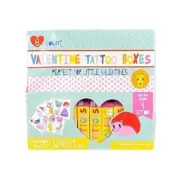 Bendon Kids Valentine Tattoo Boxes 8 Count Temporary Tattoo Stickers NEW