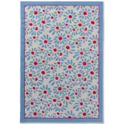 Laura Ashley Thorncliff Outdoor Rug Sky Blue