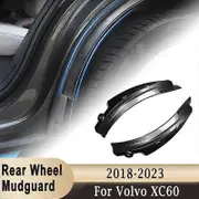 For Volvo XC60 2018-2023 Rear Wheel Fender Mudguards Inner Liners Mud Flap Guard High Quality PP Splash Anti Dust Cover