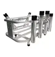 Brocraft Jet Ski Aluminum Rod Rack & Cooler Holder Combo / PWC Rod Rack