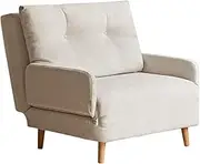 Sleeper Chair Folding Sofa Bed, Multi-Functional Sleeper Chair Bed, Adjustable Backrest Recliner, for Living Room Bedroom Apartment Small Space Convertible