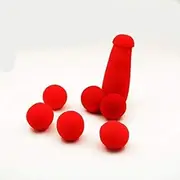 MOMOMAGE Sponge Brother + 4 Pcs Red Sponge Balls Magic Tricks for Magicians Street Close up Illusion Mentalism Gimmick Props…