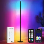 RGB Floor Lamp, 2400 Lumen Smart RGB LED Corner Lamp with APP and Remote Cont...