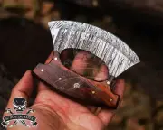 Custom Handmade ULU Knife Damascus Steel Professional Kitchen Gift