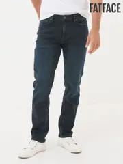 FatFace Denim Dark Blue Slim Fit Jeans (E26803) | $136