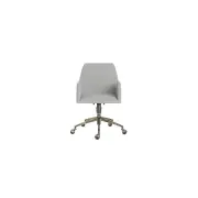 Ginny Fabric Office Computer Working Task Chair - Charcoal / Brass