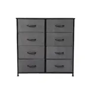 Levede Storage Cabinet Tower Chest Dark Grey