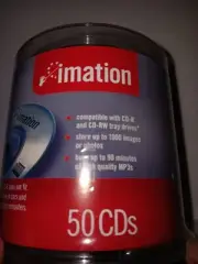 Imation Mini CD-R - 50 Count Spindle - 23 Min - Rare Blank Media - New / Sealed
