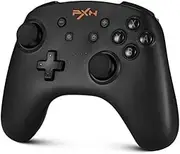 Wireless Bluetooth Pro Controller with NFC Dual Vibration for PUBG Switch Android (Color : Black)