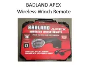 BRAND NEW Badland APEX 12,000 LB Wench Wireless Remote Control Wire and Case