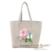 在飛比找momo購物網優惠-【PETER RABBIT 比得兔】經典圖案典雅肩背包+雙層