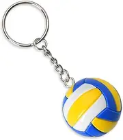 Guqqeuc Volleyball Keychain Sports Gifts for Women Men Volleyball Keychain Charms for Backpacks Gym Bags Volleyball Themed Gifts for Coach Player Christmas Birthday Gifts for Volleyball Lovers