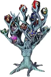 Dice Rack Tree Sculpture | Tree Goddess Dice Tray | Printed Dice Rack | Dice Rolling Tower Sculpture Unique Tree Goddess Design Polylactic Acid For The Avid Gamer