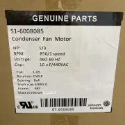 York Source 1 S1-6008085 1/3HP 460V 850RPM CCW Replacement Condenser Fan Motor