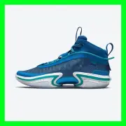 AIR JORDAN XXXVI SE L "LUKA DONCIC PE" BLUE JAY DJ4483-400 MEN’S SIZE 14 NO LID