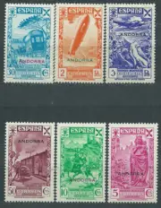 Andorra Española Beneficencia 1938 Edifil 1/6 * Mh