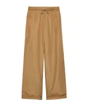 Prada Drawstring Padded Pants IT38 camel brown