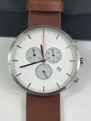 Aston Cain Watch Minimalist Style Never Worn Leather Strap With Box