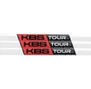 Set of 3 KBS Tour Custom White Pearl Wedge Shaft Signature Red Stiff 37.5" NEW