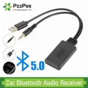 Universal Car Wireless Bluetooth 5.0 Receiver USB 3.5Mm Aux Media Adapter