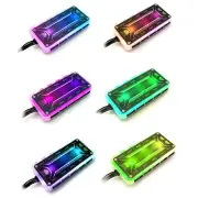 PC Cooling Fan Hub RGB Fan Controller Remote Control Computer Case Adapter G
