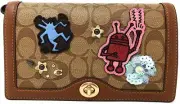 Coach Keith Haring Hayden Signature w/ Patches Foldover Crossbody Clutch F55643