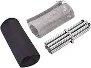Camping Fire Pit,Portable Stainless Steel Mesh Fire Pit - Foling Cooking Grill with Carrying Bag for Patio Garden Backyard Balcony Park Picnic Hiking