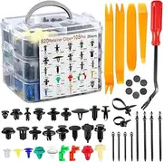 Car Fastener Box Set, Car/Auto Parts Pin Clips | Portable Bumper Repair Kit, Pin Clips, Car Expansion Buckle for Engine Hoods, Large SUVs, Bumpers