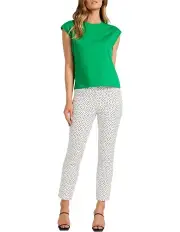 [Marcs] Star Welt Pocket Pant in Ivory Multi