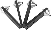 Speaker Shockproof Bracket,ASHATAT 4PCS Combined Type Speaker Foot Subwoofer Shockproof Spike Bracket for Bookshelves,Subwoofers,Floor Boxes,Speakers,Power Amplifiers,etc.