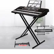 OZNALA Adjustable Keyboard Stand 96x46For Piano Music Double Brace Folding Heavy Duty