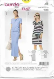 119 BURDA 6639: DRESS SIZE 10-20 SEWING PATTERN