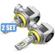 4 PCS LED H11 Light Bulbs 1:1 Mini Size 600% Brighter 6500K White Plug & Play K