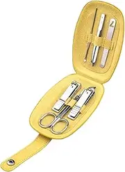 6 in 1 Nail Clipper Set Stainless Steel Pedicure Care Grooming Kit ​with Portable Travel Case Mini Manicure Set