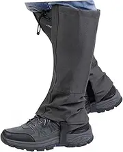 [GOOHOCHY] Snowproof Hiking Pants Women Waterproof Outdoor Snow Gear Leggings Anti-Skid Deep Grey