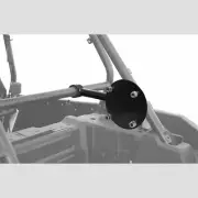 Clamp-on Spare Tire Mount Holder Carrier Polaris RZR XP1000 XP TURBO 2 & 4 Seat