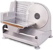 Meat Slicer Machine Electric Food Slicer Adjustable Thickness Frozen Meat Deli Meat Food Vegetable Cheese Food Slicer for Commercial Home Kitchen 150W