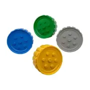 360 Degree Rotating Plastic Organizer Box for Nail Drill Bits Bur Tools Holder