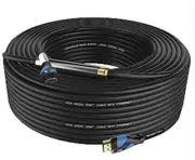 Postta HDMI Cable(75 Feet Blue) HDMI 2.0V with Built-in Signal Booster-Support
