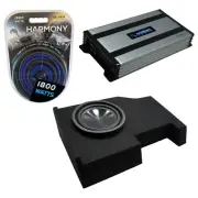 Fits 14-UP GMC Sierra Crew Cab Alpine SWT-10S2 Single 10 Sub Box New SA60M Amp