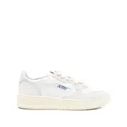 [Autry] Autry Medalist Lace-up Sneakers 38 IT WHITE/SILVER