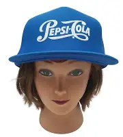 Pepsi Cola Blue Trucker Foam Snap Back Hat