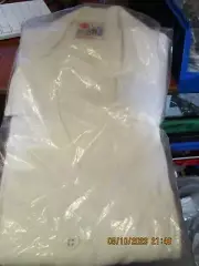 KING GEE DUST/LAB COAT X 1,SIZE 92 CM WAIST , WHITE , ALL COTTON AUSTRALIAN MADE