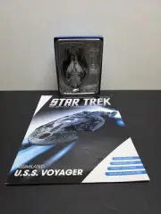 Assimilated USS Voyager Starship Star Trek Eaglemoss Bonus Edition With Magazine
