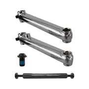 Crankarm Set SE Bikes BMX Rad CROMO 175 3PC 19mmx8T Spline CP w/BB Axle