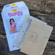 Burda 7543 Sewing Pattern for Clutch Purse Handbag UNCUT